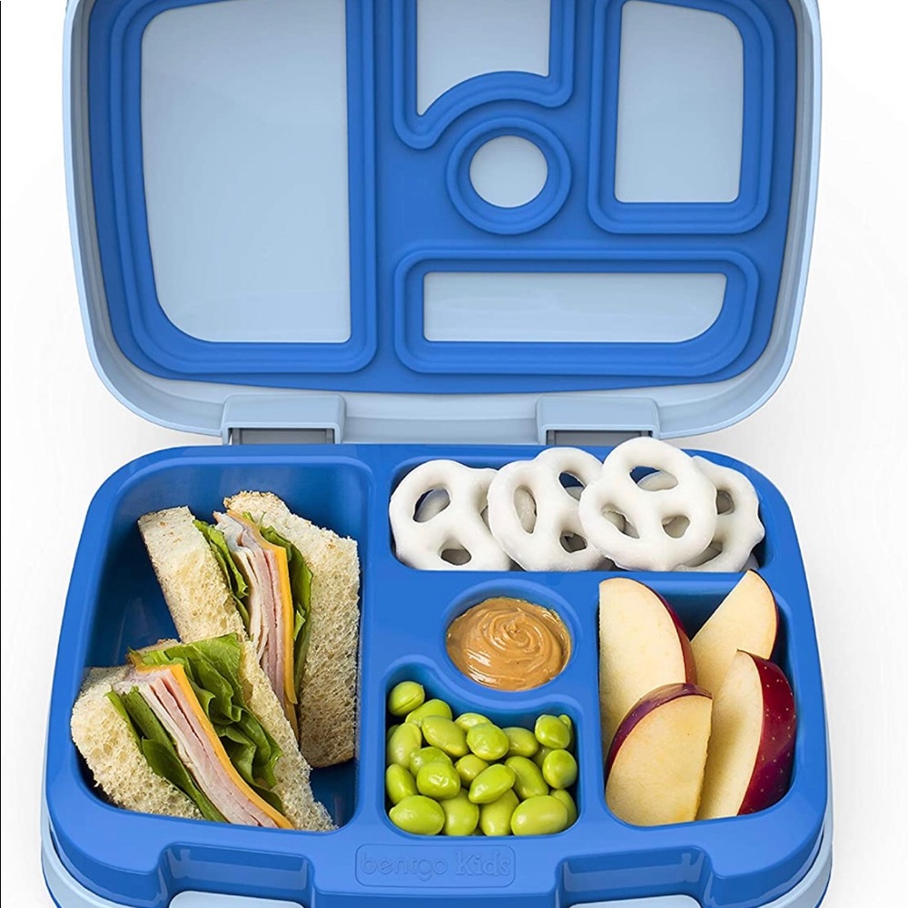 Bento box for kids lunches! Blue ~ NEVER USED